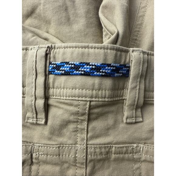 EDDIE BAUER Rappel Canvas Slim Fit Pants Men's Size 38/34 Dark Khaki - Picture 7 of 9